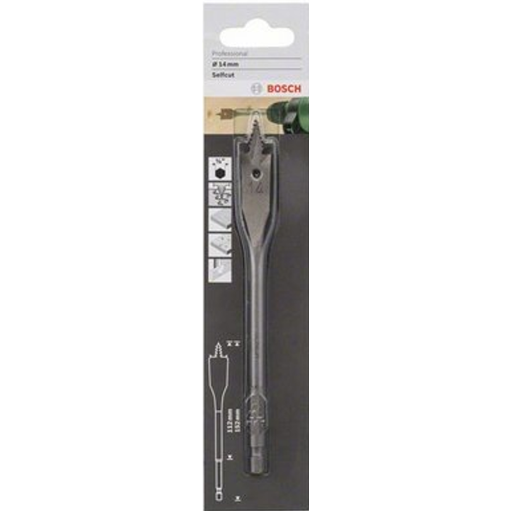 BOSCH SCS YAPRAK AHSAP MATKAP UCU Rasp hex-18*152 m
